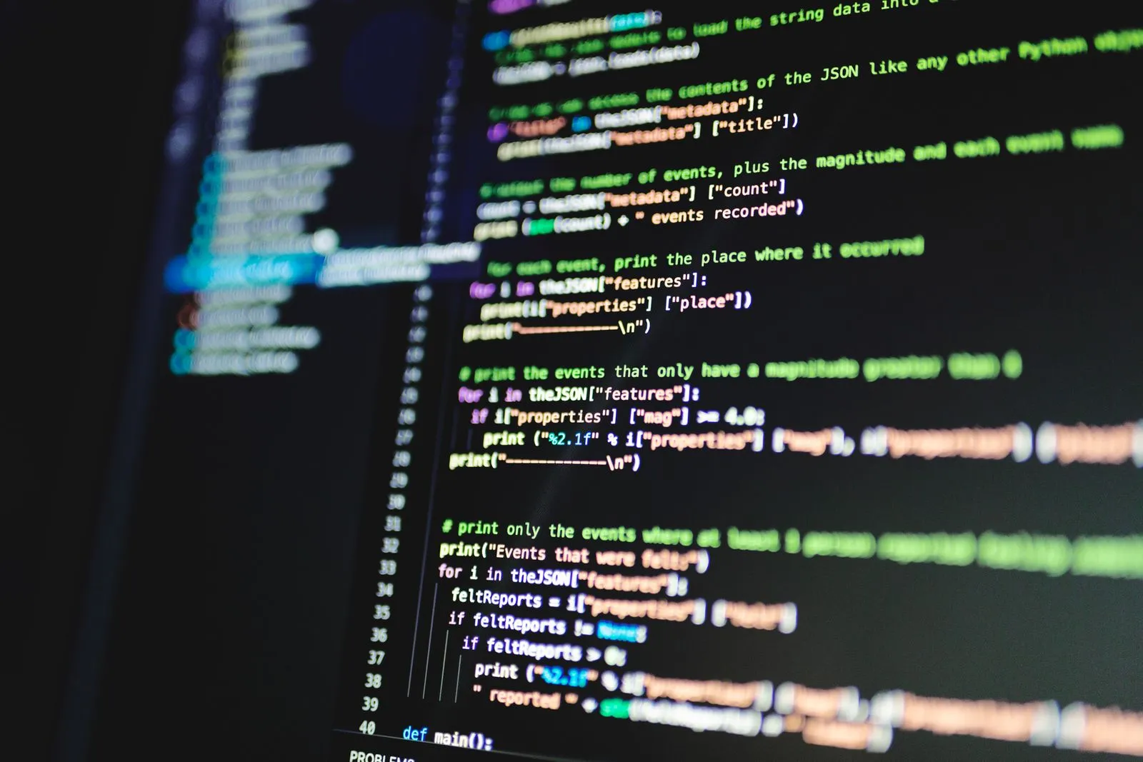 Code on a monitor — applicant tracking systems are the infrastructure behind most careers pages